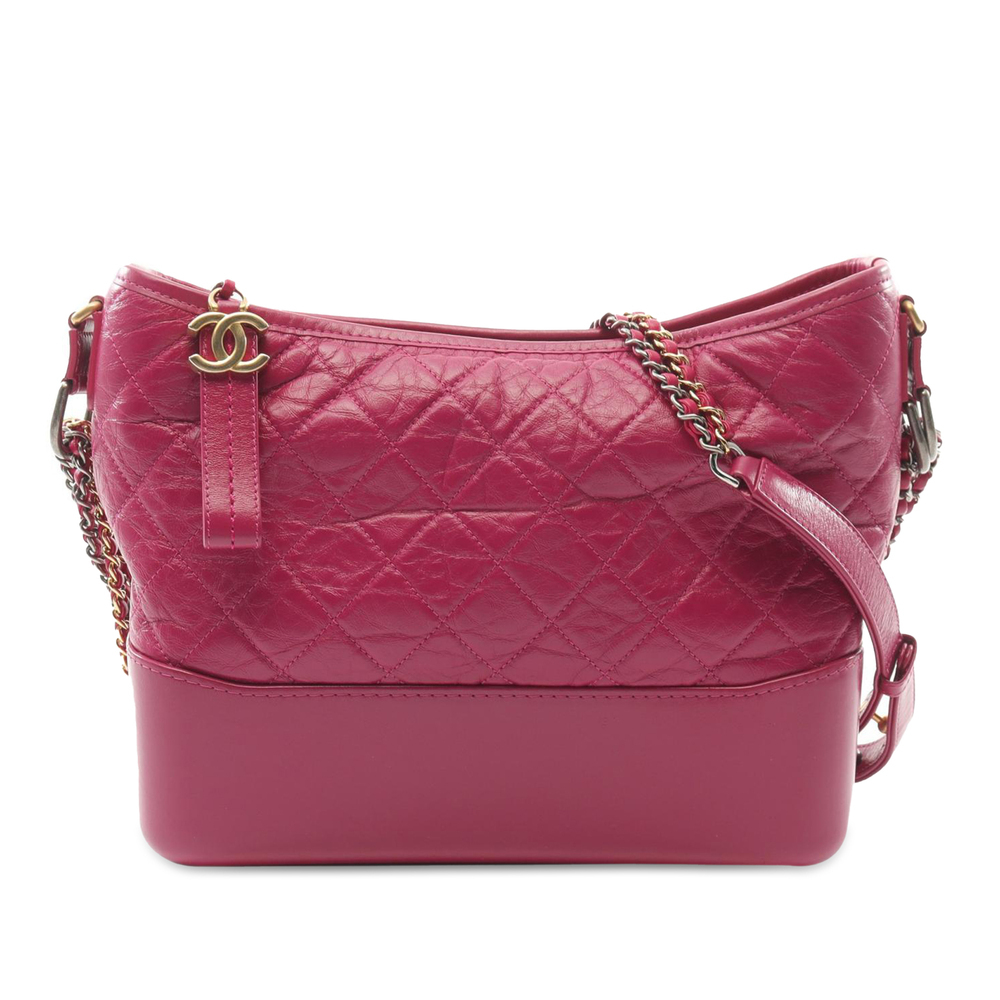 Pre-Loved Chanel Medium Aged Calfskin Gabrielle Crossbody